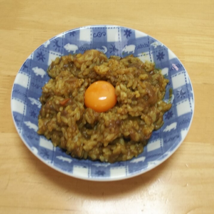 残りカレーで焼きカレーご飯